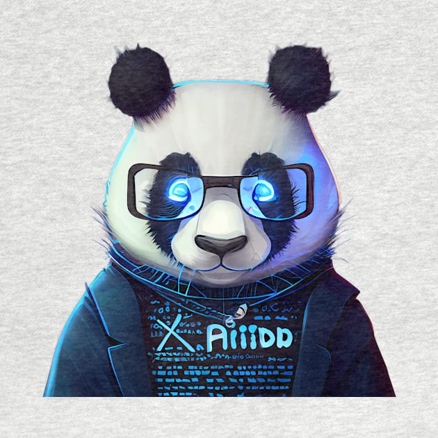 Computer Web Developer Panda by Bam-the-25th